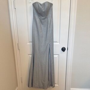 Sherri Hill strapless gown